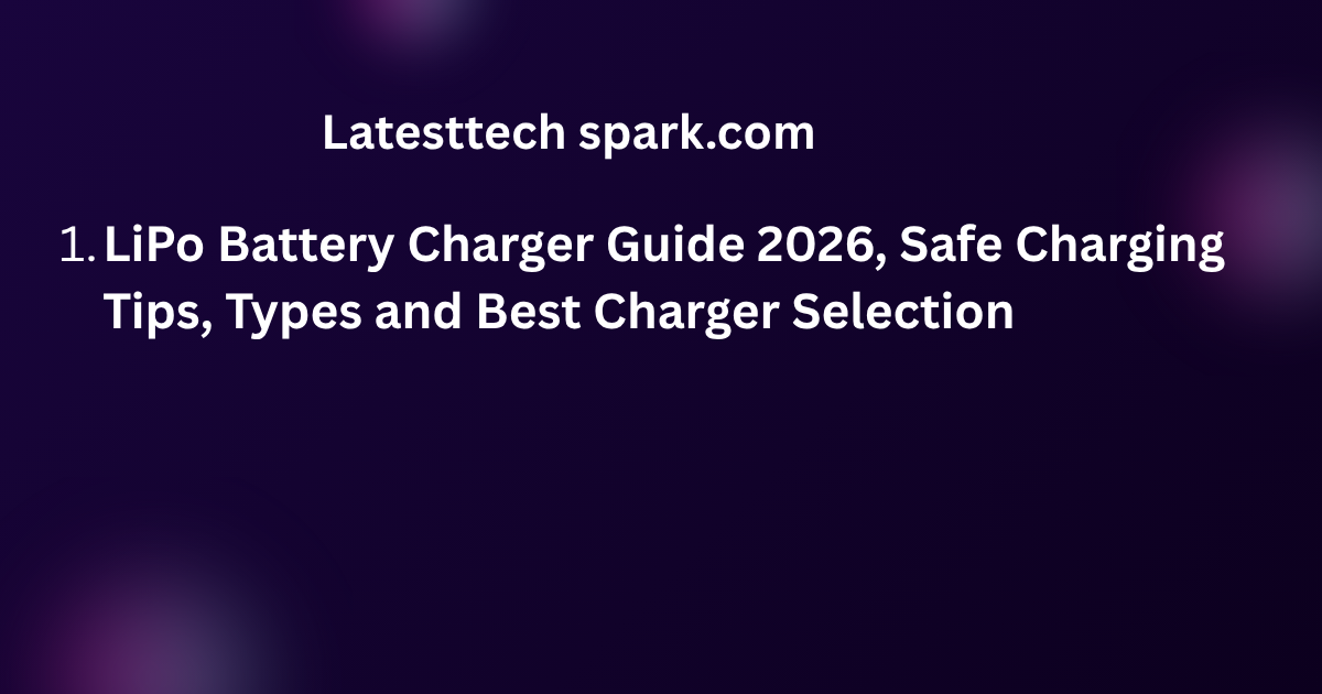 lipo battery charger