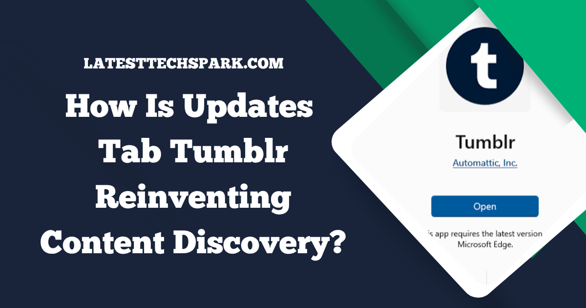 Updates Tab Tumblr