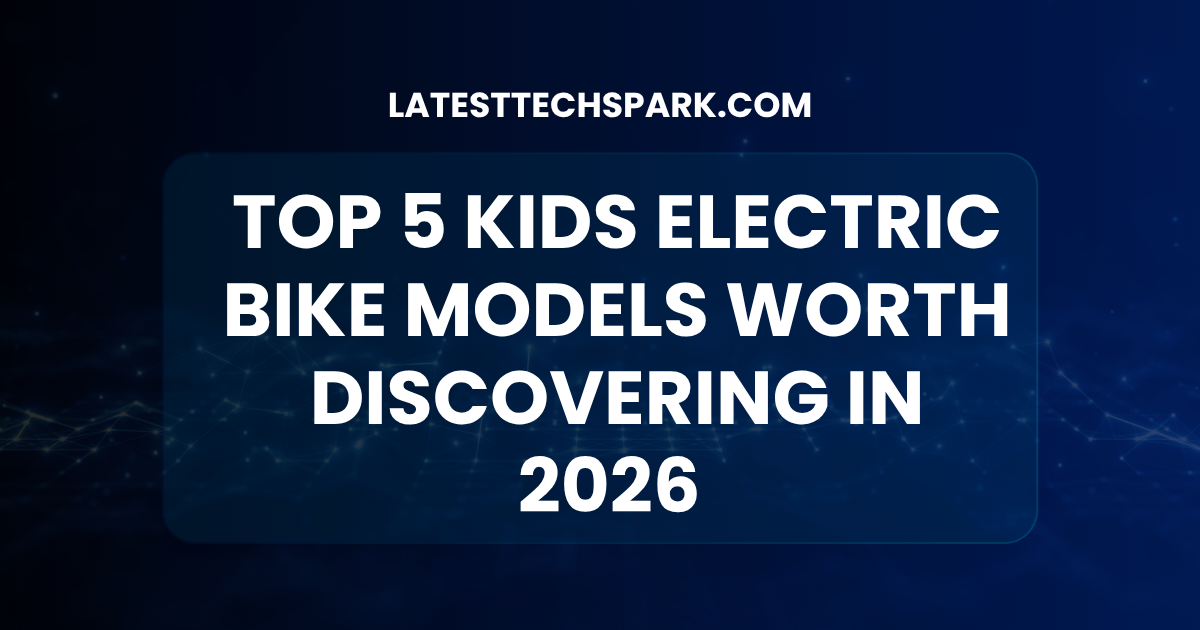 Kids electric bike