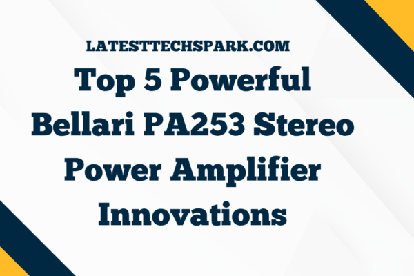 Bellari PA253 Stereo Power Amplifier