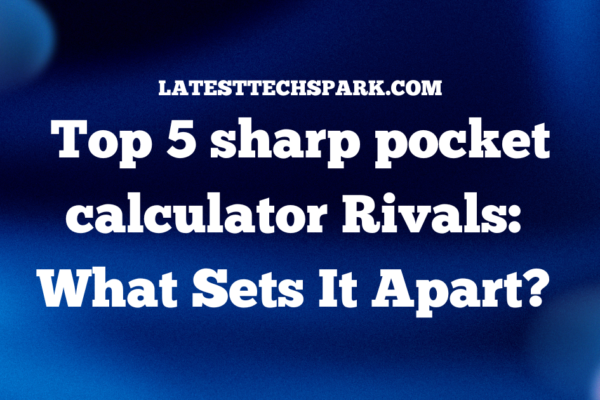sharp pocket calculator